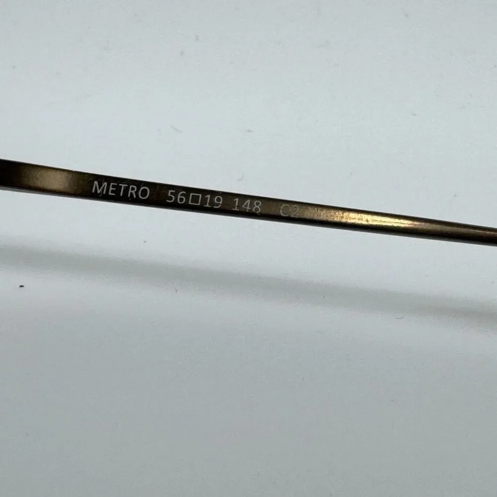 Eyebuydirect Metro Eyeglasses Frames 56-19-148‎ Mens Brown H13955
